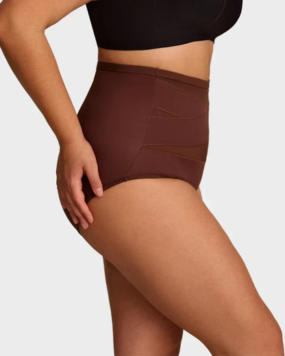 🌸BUY 1 FREE 1✨Plus-Size High-Waist Cross Tummy Control Panties