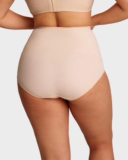 🌸BUY 1 FREE 1✨Plus-Size High-Waist Cross Tummy Control Panties
