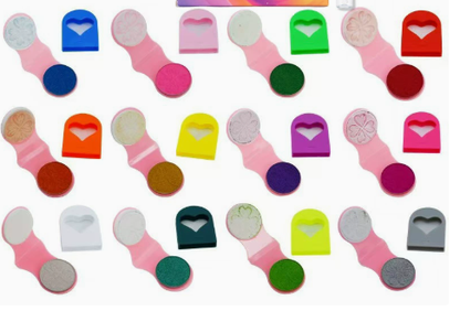 12-Color Temporary Hair Chalk Applicator Set