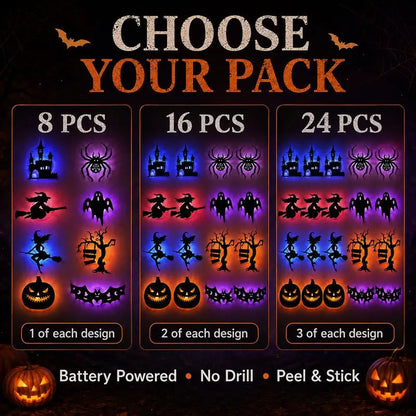 ???? 50% OFF! Halloween Glow in Dark Wall Stickers ¨C Turn Blank Walls into a Spooky Glow Scene ????