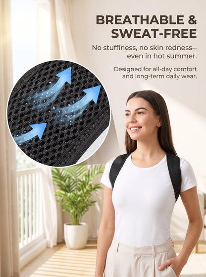 📢📢50% OFF !! ⏰Breathable Posture Corrector - Back Pain Relief & Tummy Control