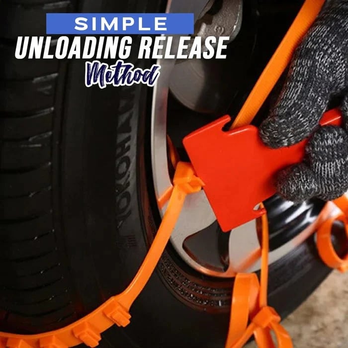 🔥2026 Winter Hot Sale🔥Universal Reusable Anti-skid PE Tire Chains