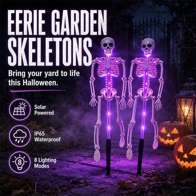 ?? LIMITED TIME 50% OFF ?? Halloween Skeleton Solar Lights ? Create A Spooky Glow For Your Yard Tonight
