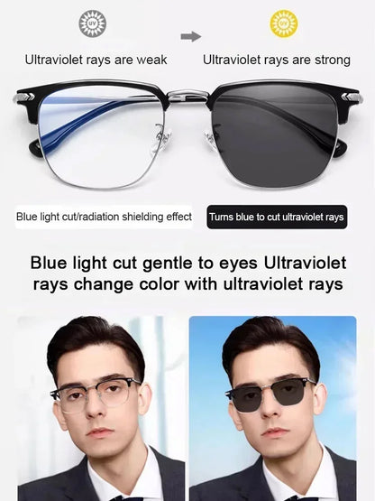 ✨ Smart Zoom Reading Glasses: One Pair for Near, Far, and Everything in Between | 7g Ultra-Light Titanium👓