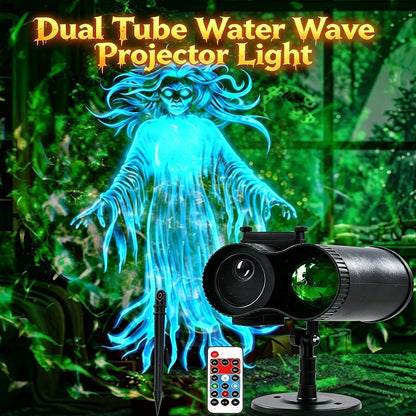 ??Turn Your Home Into a Haunted Halloween Wonderland | 10 Unique HD Projection Patterns, 32FT Ultra-Large Display
