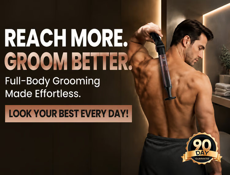 Long Handle Electric Back Body Shaver