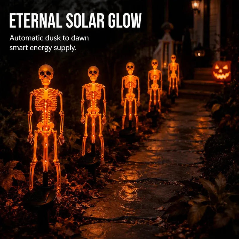 ?? LIMITED TIME 50% OFF ?? Halloween Skeleton Solar Lights ? Create A Spooky Glow For Your Yard Tonight