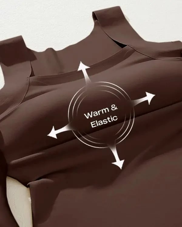 🏆Last Day!!💐Women's U Neck Thermal Tank Tops with Built-In Bra