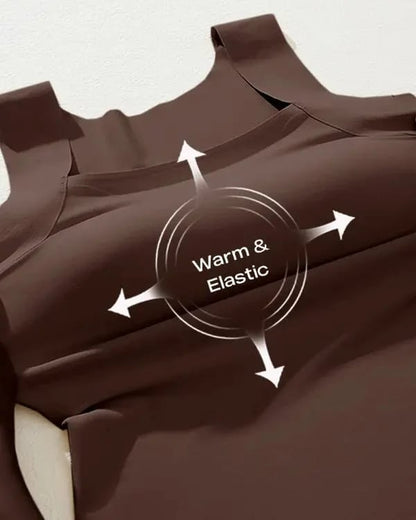 🏆Last Day!!💐Women's U Neck Thermal Tank Tops with Built-In Bra