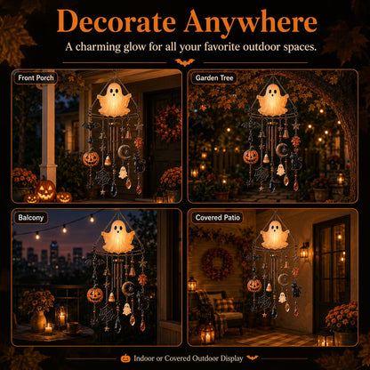 ??LAST DAY 50% OFF - ?? Haunted Glow Ghost Wind Chime