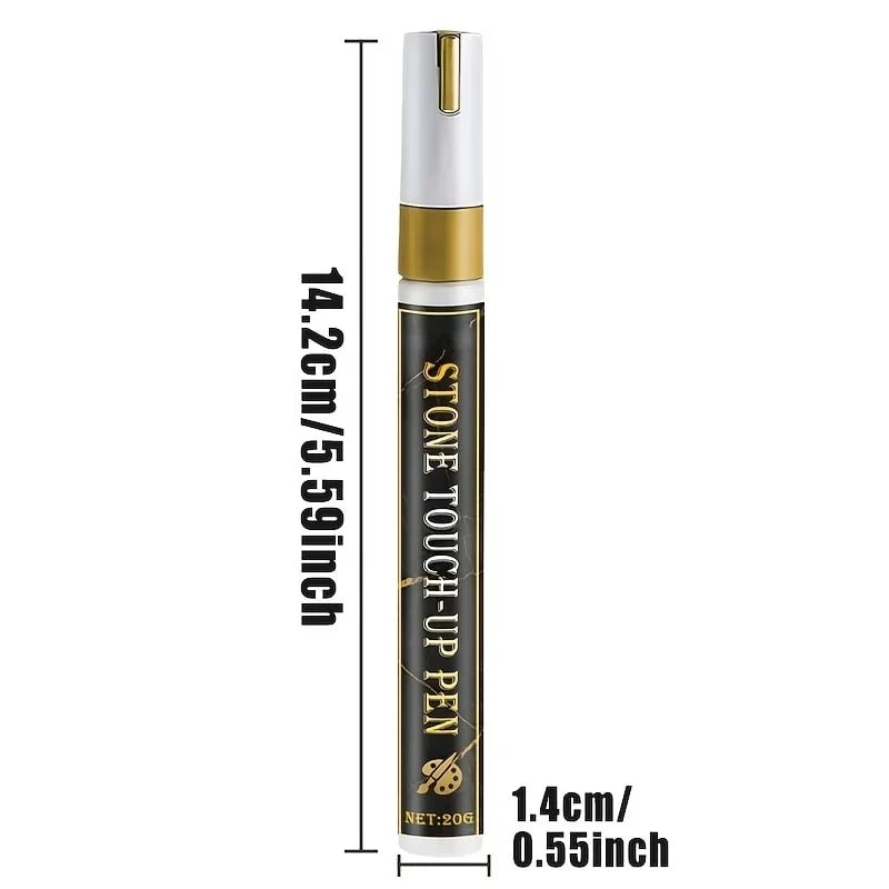 🔥Buy one get one free🔥🐦Golden Tombstone Marker Pen for Restoring Faded Grave Inscriptions