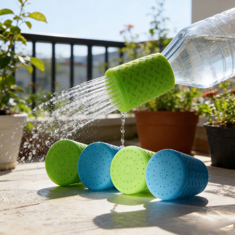 Portable silicone pet shower head