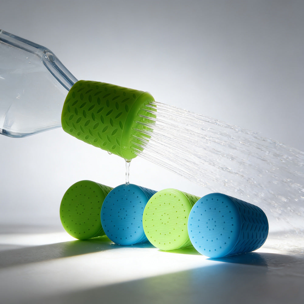 Portable silicone pet shower head