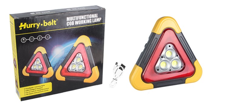 🚗Huge Sale - 50% Off 🆘3-in-1 Solar Emergency Roadside Warning Triangle✨