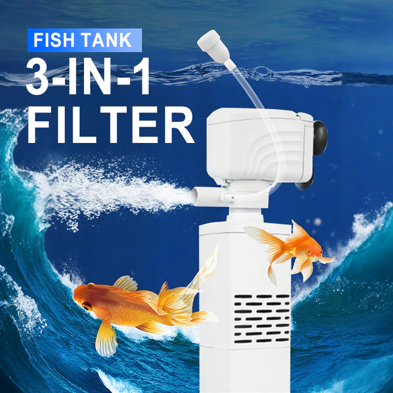🔥Limited-time offer-Fish Tank 3-in-1 Filter - Filtration, Oxygenation & Water Pumping