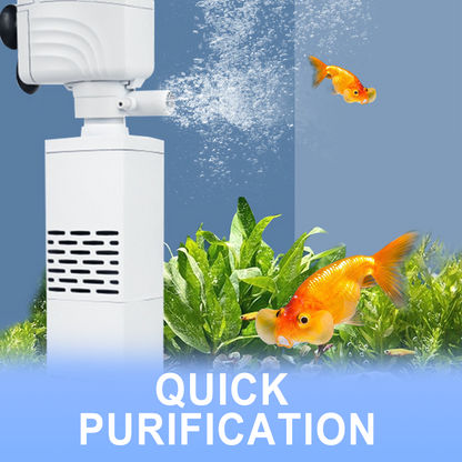 🔥Limited-time offer-Fish Tank 3-in-1 Filter - Filtration, Oxygenation & Water Pumping