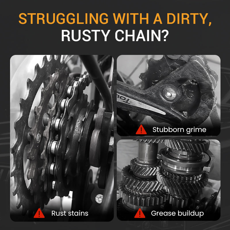 🔥🔥Buy 2 Get 1 Free🔥Deep-Cleaning & Rust-Resistant Bicycle Chain Cleaner