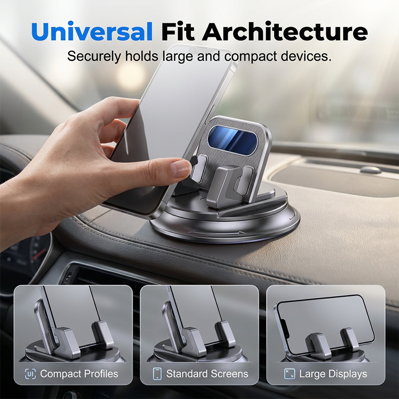 🚗 Buy 1 Get 1 Free!📱 Rotating Dashboard Car Phone Holder – 360° Adjustable & Anti-Slip – Hands-Free Phone Mount 🛡️