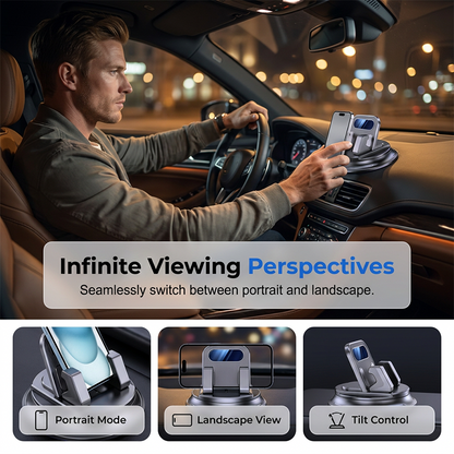 🚗 Buy 1 Get 1 Free!📱 Rotating Dashboard Car Phone Holder – 360° Adjustable & Anti-Slip – Hands-Free Phone Mount 🛡️