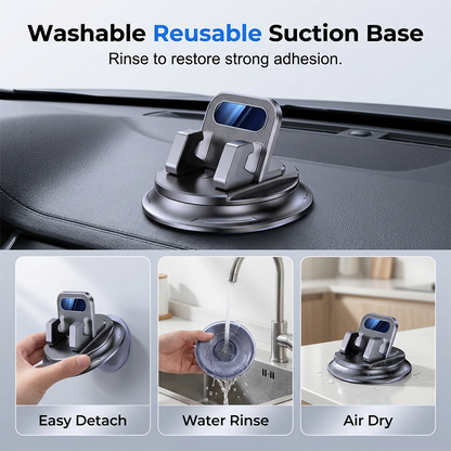 🚗 Buy 1 Get 1 Free!📱 Rotating Dashboard Car Phone Holder – 360° Adjustable & Anti-Slip – Hands-Free Phone Mount 🛡️