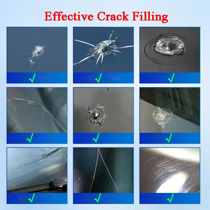 ⚡️BUY 1 FREE 1⚡️One drop fixes all glass cracks！🚗Glass Crack Repair Agent