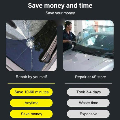 ⚡️BUY 1 FREE 1⚡️One drop fixes all glass cracks！🚗Glass Crack Repair Agent