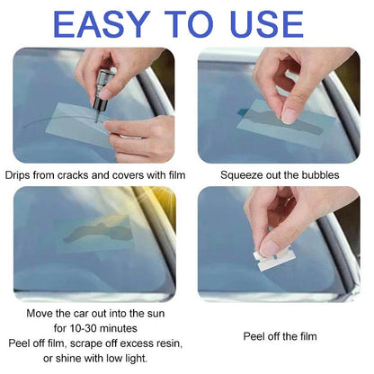 ⚡️BUY 1 FREE 1⚡️One drop fixes all glass cracks！🚗Glass Crack Repair Agent