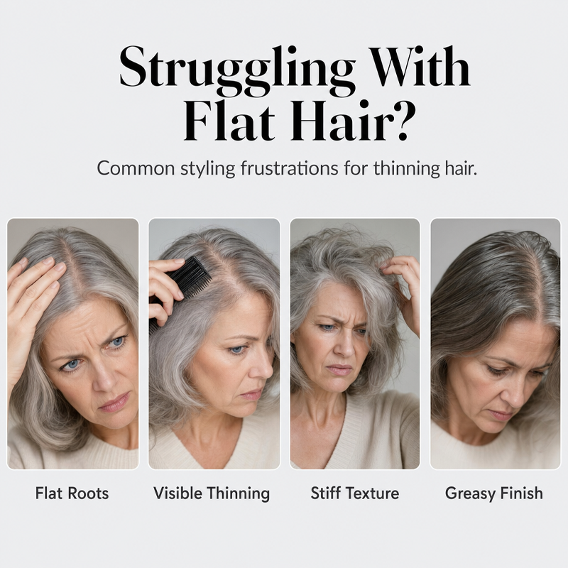 🔥🎁50% off🔥 Fluffy Hair Shaping Spray – Volume-Boosting Spray with Long-Lasting Hold & Peach Scent