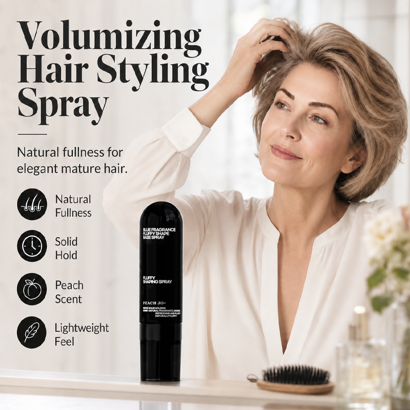 🔥🎁50% off🔥 Fluffy Hair Shaping Spray – Volume-Boosting Spray with Long-Lasting Hold & Peach Scent