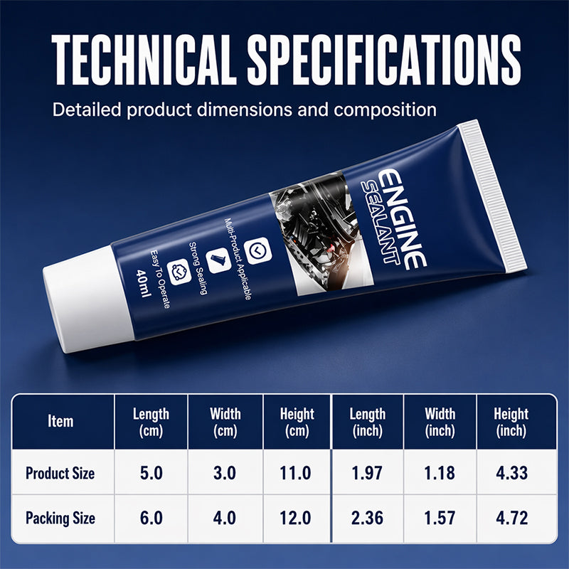 🔥Buy 3 Get 2 Free⚙️High Temperature Engine Sealant | Permanent Leak Repair, Simple DIY for Cars & Trucks