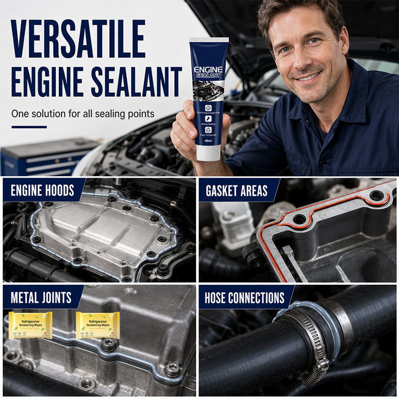 🔥Buy 3 Get 2 Free⚙️High Temperature Engine Sealant | Permanent Leak Repair, Simple DIY for Cars & Trucks