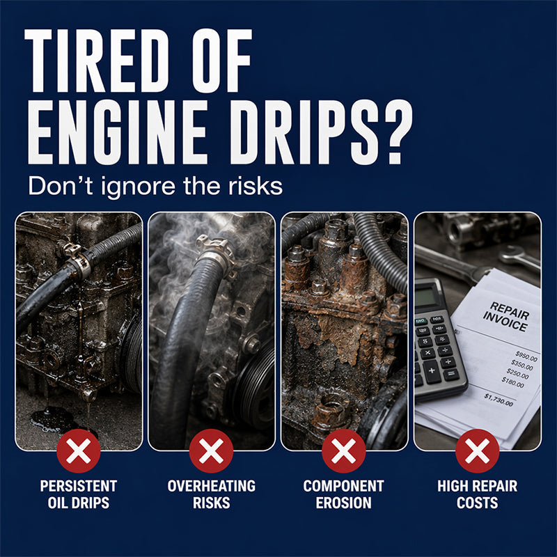 🔥Buy 3 Get 2 Free⚙️High Temperature Engine Sealant | Permanent Leak Repair, Simple DIY for Cars & Trucks