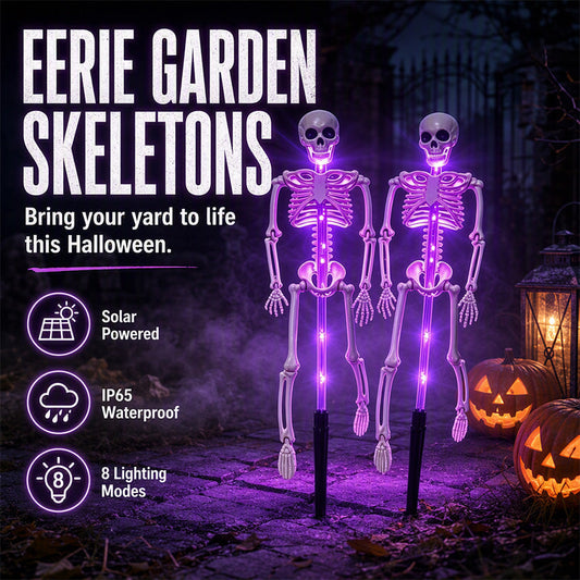 ?? Halloween Solar Skeleton Light ¨C ??A Spooky Glow Without the Wires