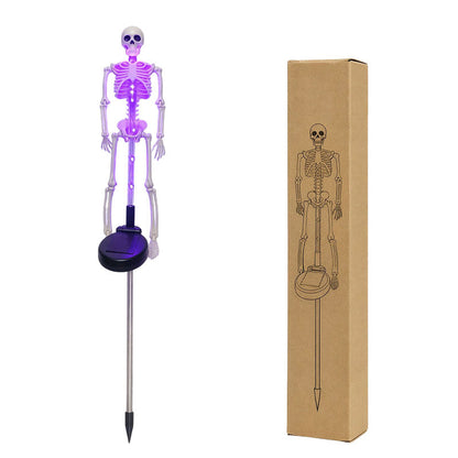 🎃 Halloween Solar Skeleton Light – 💀A Spooky Glow Without the Wires