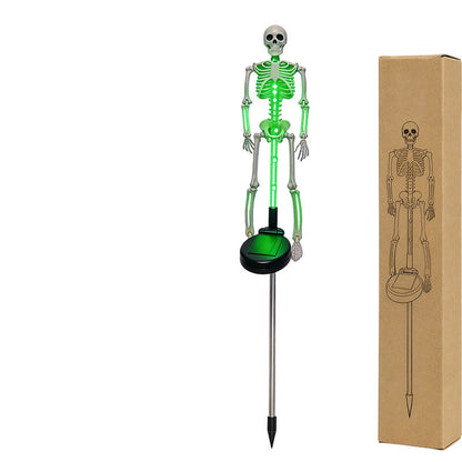 🎃 Halloween Solar Skeleton Light – 💀A Spooky Glow Without the Wires