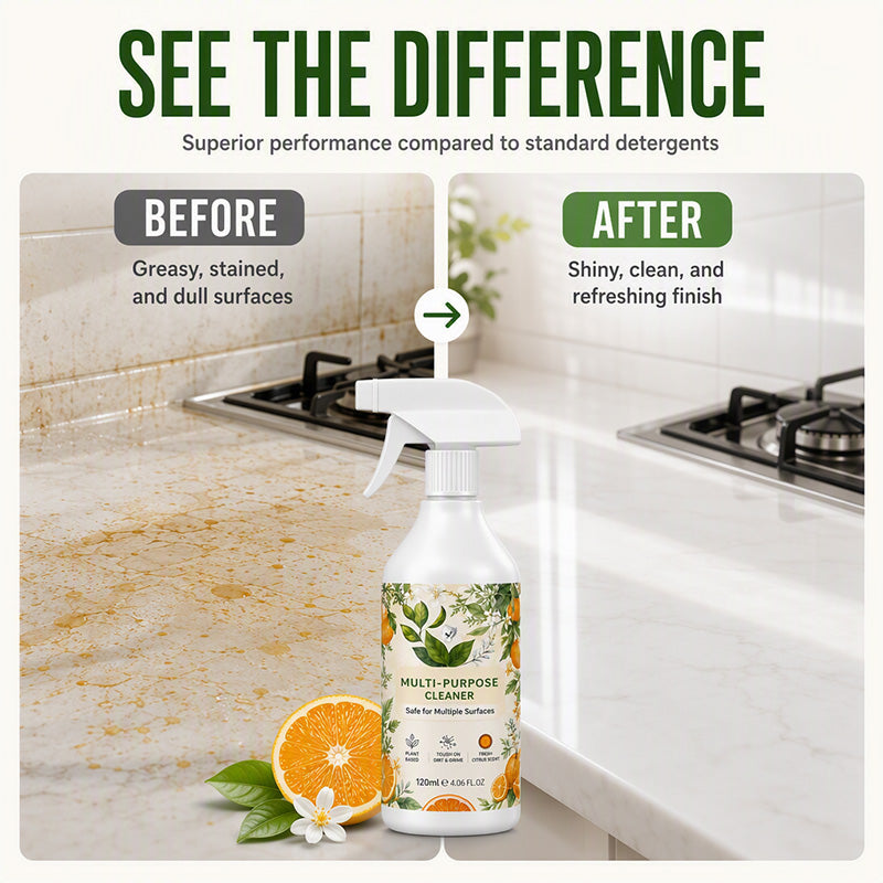🔥🔥Buy 3 Get 2 Free🧴🧽 Heavy Duty Kitchen Degreaser Spray – Powerful Grease Remover For Home Cleaning
