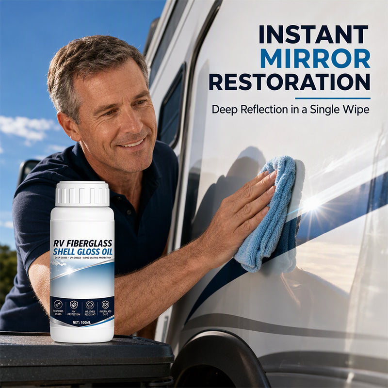 ⏰️BUY 1 FREE 1⚡️🥳 LIMITED TIME 50% OFF!🔥RV Fiberglass Gloss Oil Shine Restorer