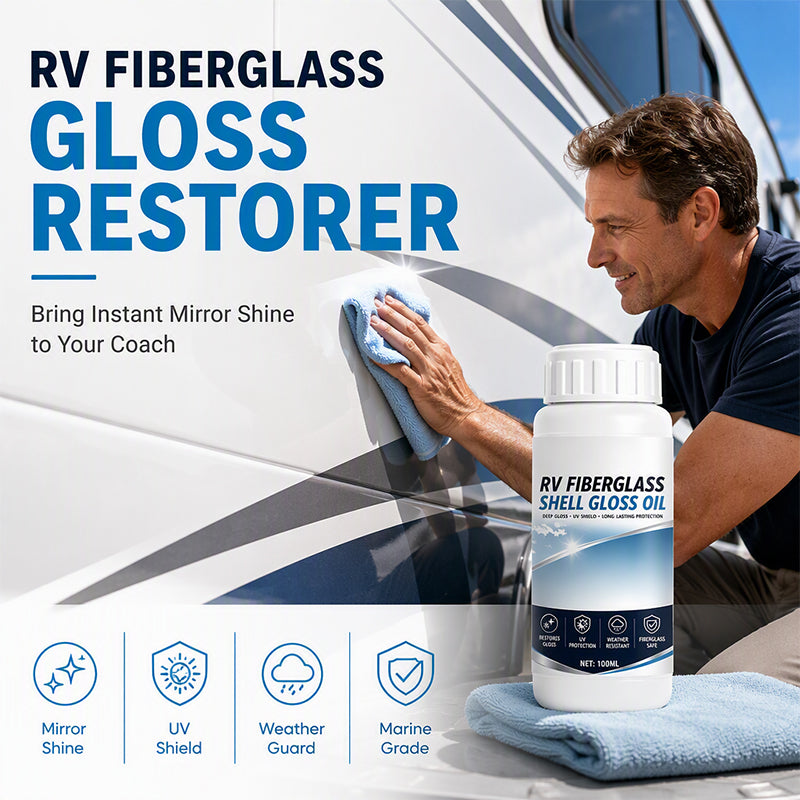 ⏰️BUY 1 FREE 1⚡️🥳 LIMITED TIME 50% OFF!🔥RV Fiberglass Gloss Oil Shine Restorer