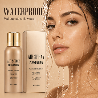 BUY 1 FREE 1💦Waterproof Flawless Air Spray Foundation｜Long‑Lasting Airbrush Makeup, Sweat‑Proof Buildable Coverage ✨