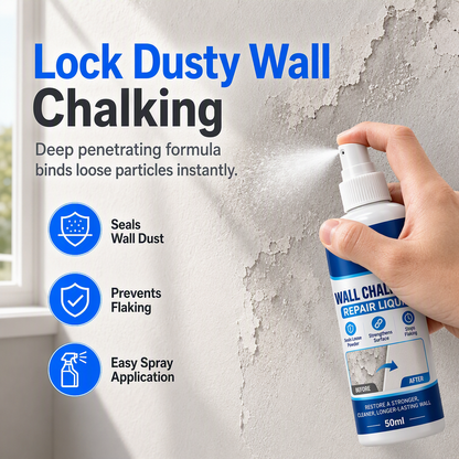 🥳 BUY 1 FREE 1 🥳💞 Over 10,000 sold! Wall Repair Solution—prevents chalking, provides deep adhesion, and is waterproof. Makes your walls stronger—hurry and grab yours now! ✅