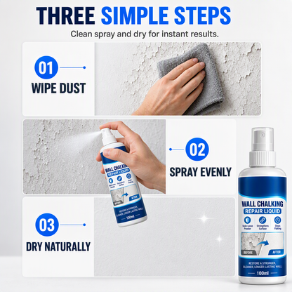 🥳 BUY 1 FREE 1 🥳💞 Over 10,000 sold! Wall Repair Solution—prevents chalking, provides deep adhesion, and is waterproof. Makes your walls stronger—hurry and grab yours now! ✅
