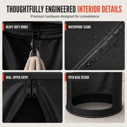 ⏳Time-Limited Special⏰Portable Quick Opening Car Rear Shower Tent | Outdoor Camping Single Person Changing Room and Privacy Toilet Tent🚗⛺🚿