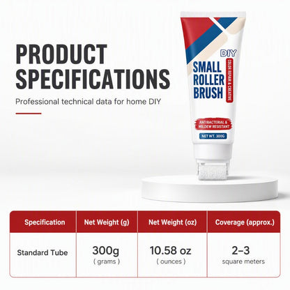 🔥LAST DAY BUY 1 GET 3 – Waterproof Wall Repair Paste with Integrated Small Roller Brush