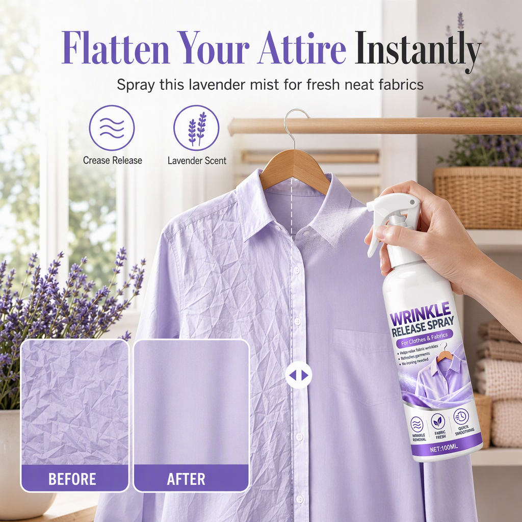 🔥Buy one  get one free 🔥No Ironing Clothing Remover Spray