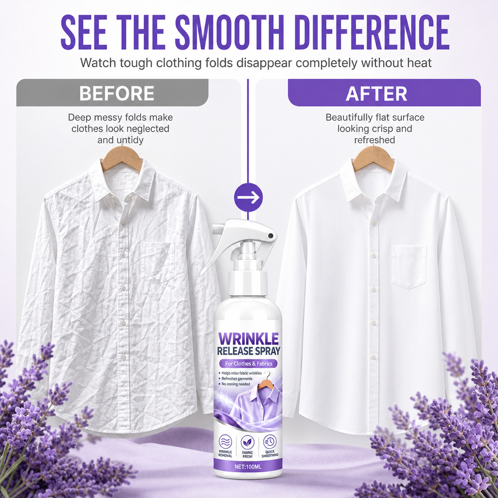 🔥Buy one  get one free 🔥No Ironing Clothing Remover Spray
