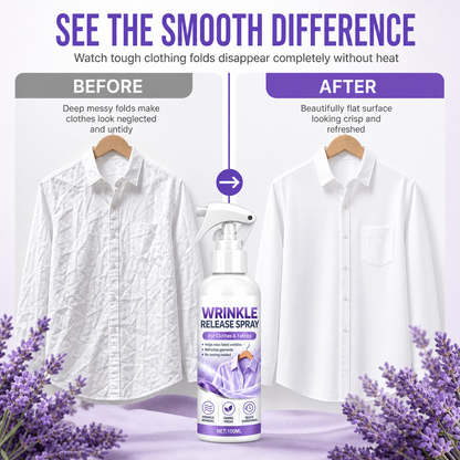 🔥Buy one  get one free 🔥No Ironing Clothing Remover Spray
