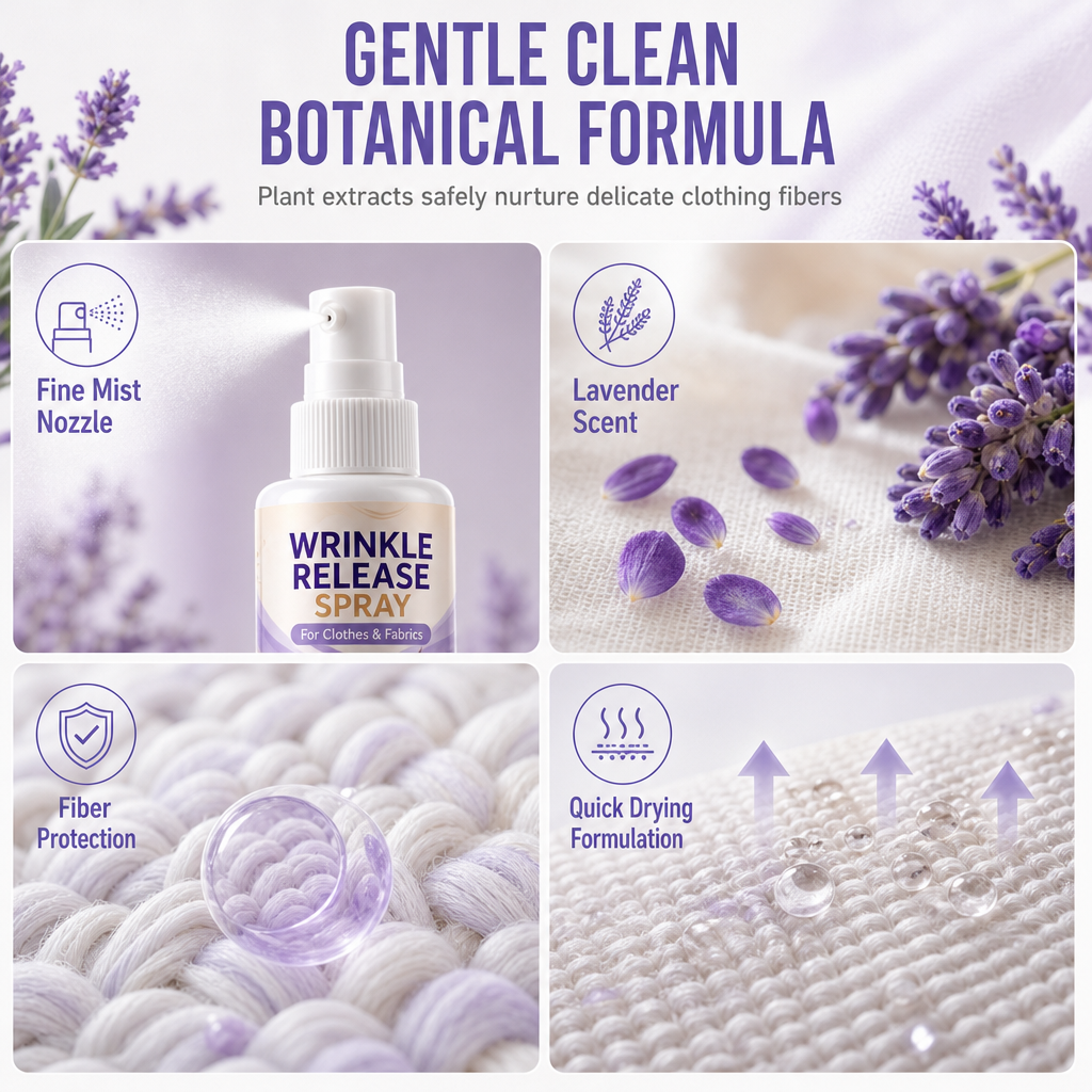 🔥Buy one  get one free 🔥No Ironing Clothing Remover Spray