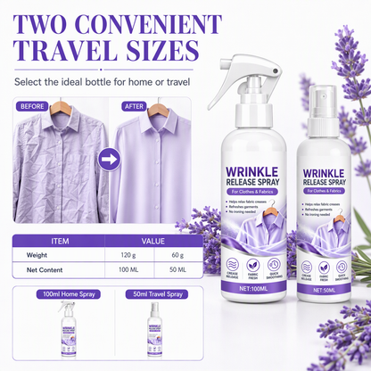 🔥Buy one  get one free 🔥No Ironing Clothing Remover Spray