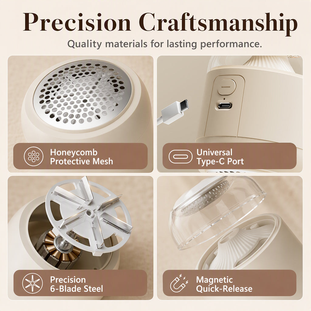 🧶Your Sweater Helper | Compartmentalized Magnetic Lint Remover