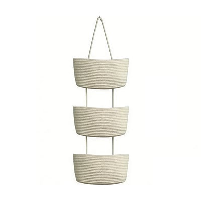Decorative 3-Tier Hanging Organizer Bag